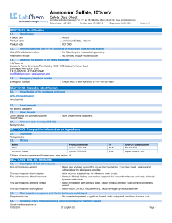 Ammonium Sulfate, 10% w/v