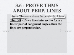 Thm 3.8 - If two lines intersect to form a linear pair of congruent