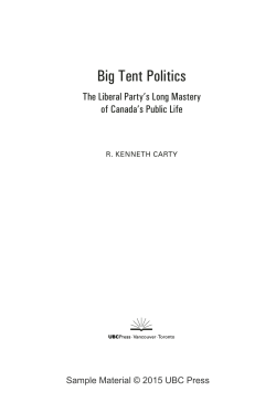 Big Tent Politics