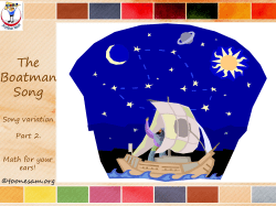 The Boatman Song - Toones Academic Music