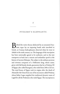 Ptolemy`s Elephants