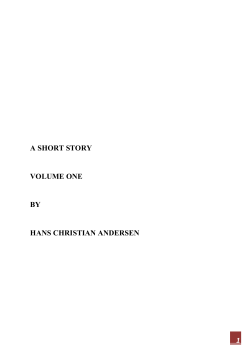 1 a short story volume one by hans christian andersen