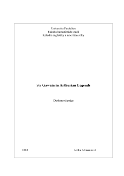 Sir Gawain in Arthurian Legends