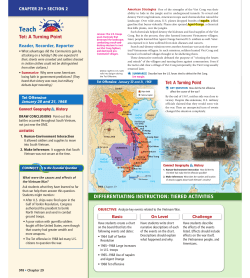 TIERED ACTIVITIES Tet: A Turning Point