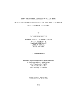 DENY THY FATHER, YET SEEK TO PLEASE HIM?