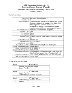 HCS Secondary Curriculum Document