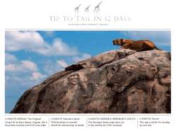 4 NIGHTS SERIAN `The Original` 2 NIGHTS `Nomad`s lamai` 4