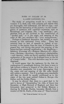 The study of antiquities would be a very dreary vocation if it dealt