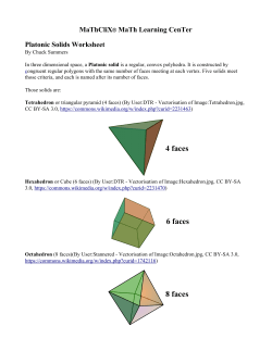 4 faces 6 faces 8 faces - math-clix