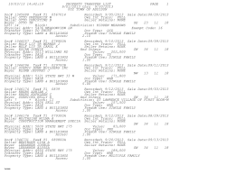 10/03/13 14:42:19 PROPERTY TRANSFER LIST PAGE 1 9/01/2013