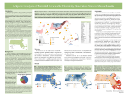 Potential Renewable Electricity Generation Sites in Massachusetts