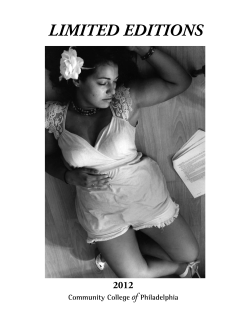 limited editions - Community College of Philadelphia