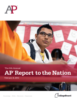 8th Annual AP Report to the Nation