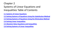 Chapter 2 Examples PowerPoint