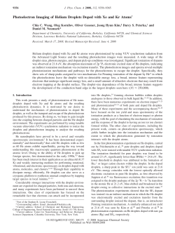 Photoelectron Imaging of Helium Droplets Doped with Xe and Kr
