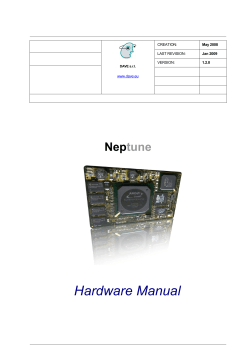 Neptune Hardware Manual