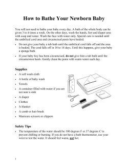 How to Bathe Your Newborn Baby