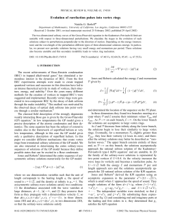 Evolution of rarefaction pulses into vortex rings