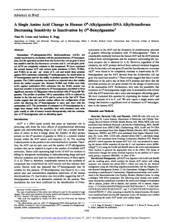 A Single Amino Acid Change in Human 06