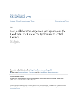 The Case of the Byelorussian Central Council