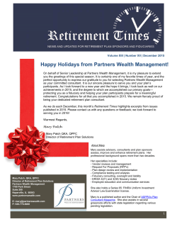 Partners Wealth Management December 2015