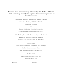 Towards More Precise Survey Photometry for PanSTARRS and