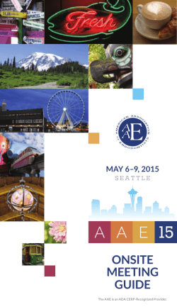 AAE 15 - American Association of Endodontists