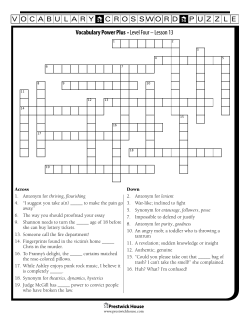 Lesson 13 - Prestwick House