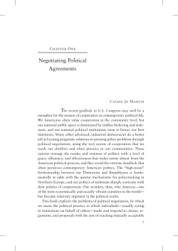 Chapter One - Brookings Institution
