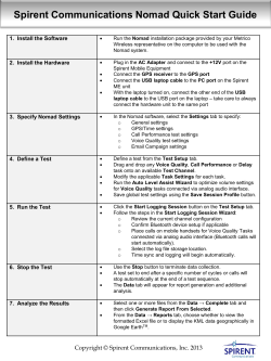 Nomad Quick Start Guide v3.0