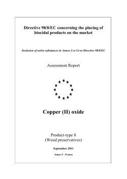 Copper (II) oxide - CIRCABC