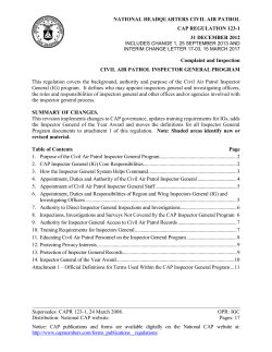 CAPR 123-1 IG Program with ICL 17-03