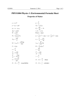 PHYS 1004 Physics 1