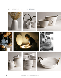 Meet The Makers. - Charlotte Storrs Stoneware