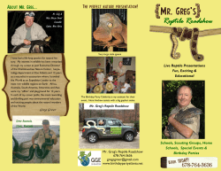 Mr. Greg`s - Reptile Birthday Party Atlanta