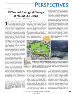 25 Years of Ecological Change at Mount St. Helens