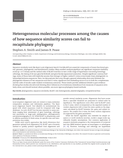 Heterogeneous molecular processes among the