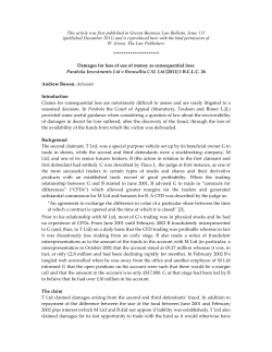 This article was first published in Greens Business Law Bulletin