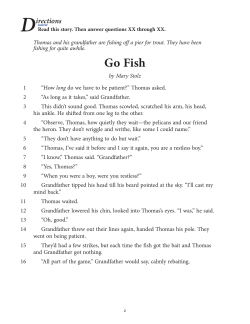 Go Fish - EngageNY