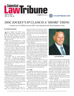disc jockey`s ip claim is a `shore` thing