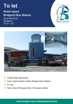 To let - Bridgend County Borough Council