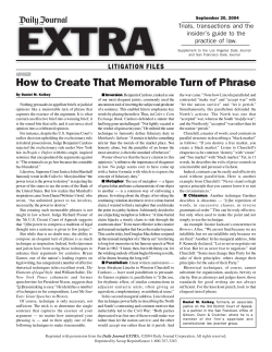 How to Create That Memorable Turn of Phrase