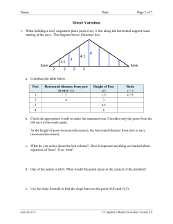 Activity 4.5.1 Direct Variation v 3.0