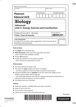 Biology 5 - Edexcel
