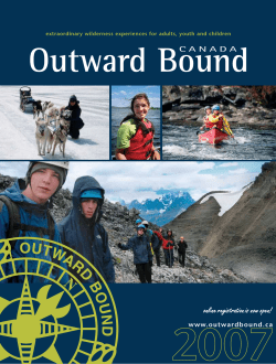 Outward Bounda Canada - Outward Bound Canada