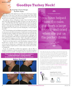 Goodbye Turkey Neck! - Raj Plastic Surgery