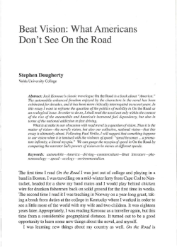 Beat Vision: What Americans Don`t See On the Road