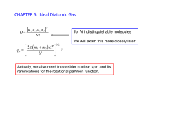 CHAPTER 6: Ideal Diatomic Gas