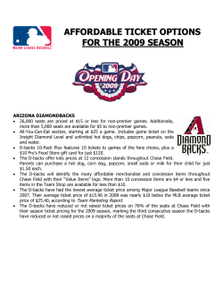 affordable ticket options for the 2009 season for the 2009