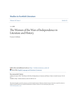 The Women of the Wars of Independence in Literature and History